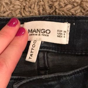 mango tattoo jeans